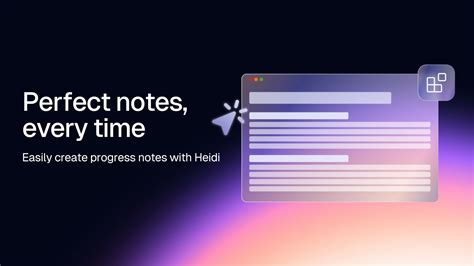 progress note template  examples heidi health