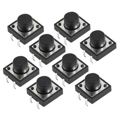 Push Button Boton Pulsador Tact Switch Touch 12x12x7 5 Mm MercadoLibre