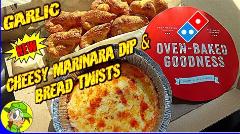 Domino S® 🎲 Cheesy Marinara Dip And Garlic Bread Twists Review 🧀🥫🫕🧄🪢 Peep This Out 🕵️‍♂️ Youtube