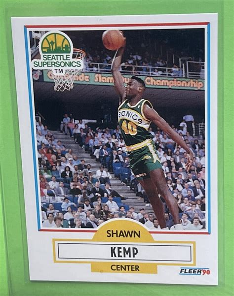 Shawn Kemp Cards Worth Money Printable Cards