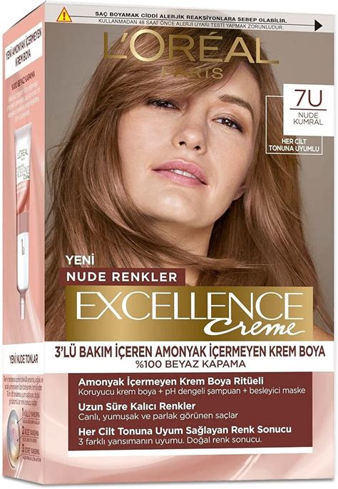 Lor Al Paris Excellence Creme Nude Renkler Sa Boyas U Nude Kumral Amazon Tr Ki Isel
