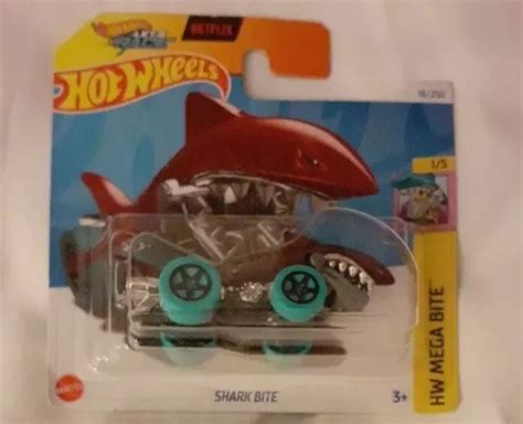 New Hot Wheels Netflix Red Shark Bite Picclick Uk