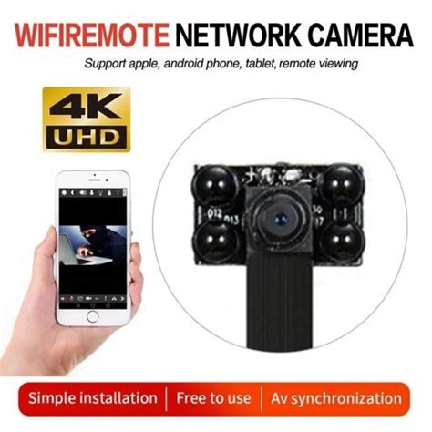 Mini Micro Camera Audio Video Full Hd Ip Nascosta Cam Spia Cmos Wifi