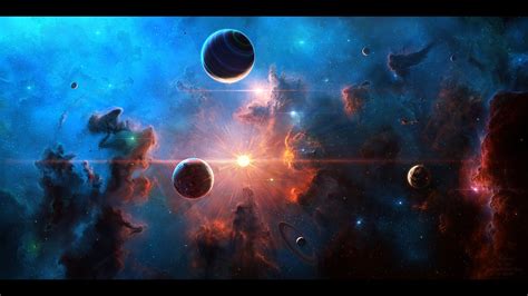 Planet Space Stars Space Art Moon Nebula Atmosphere Universe Screenshot Outer Space