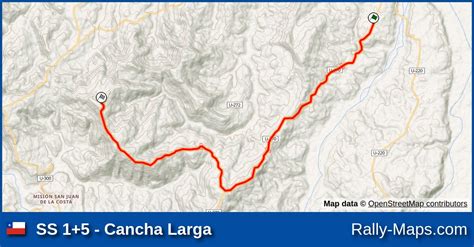 Mapa Harmonogram Profil Elewacji Os Cancha Larga Rally De