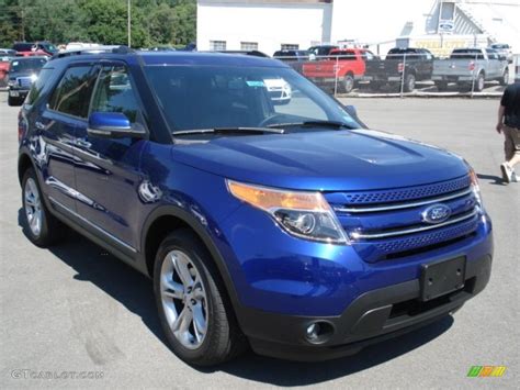 Deep impact blue metallic ford explorer