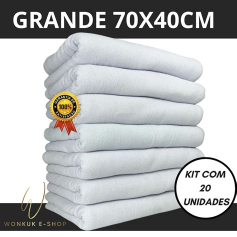 Saco De Pano Grande - kit 20 Pano De Chão Alvejado Branco grande Tamanho70x40 saco duplo pano ...