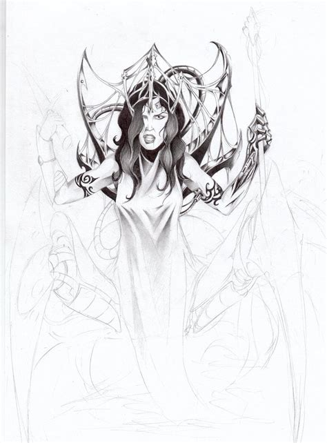 Arachne Sketch By Fionaeltor On Deviantart