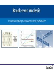 Mastering Break Even Analysis For Financial Success In Business