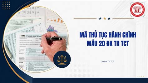 ma thu tuc hanh chinh   dk  tct la gi
