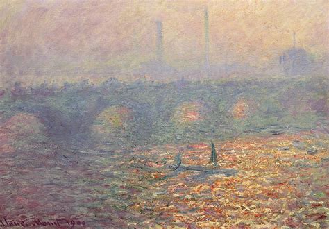 Waterloo Bridge Painting by Claude Monet