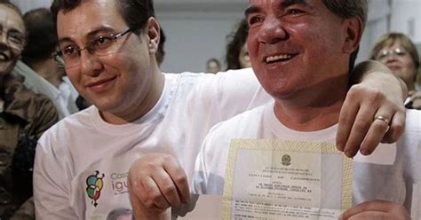 Celebran El Primer Casamiento Gay En San Pablo Infobae