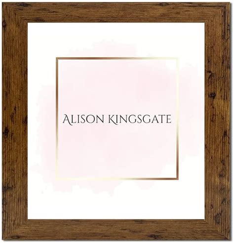 Alison Kingsgate 17x17 Inch Frame Rustic Square Picture Frames 17