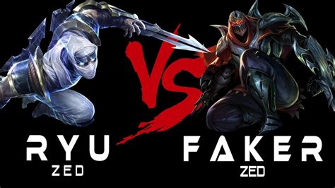 Faker Zed Vs Ryu Zed Amazing Play On Ogn Finals Youtube