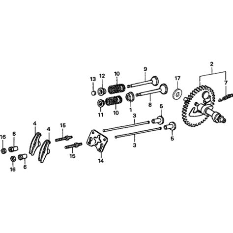 Camshaft Assembly For Honda GX160UT1 GCAFT Engines L S Engineers