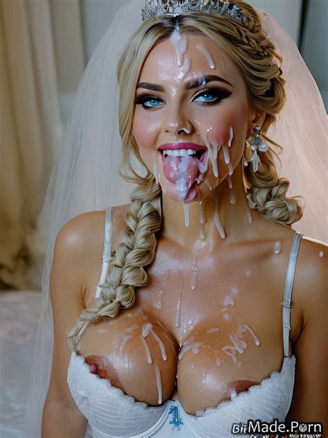 Porn Image Of Jewelry Facial Bukkake Hairclip Braided Hair Earrings Cum On Tits Created By AI