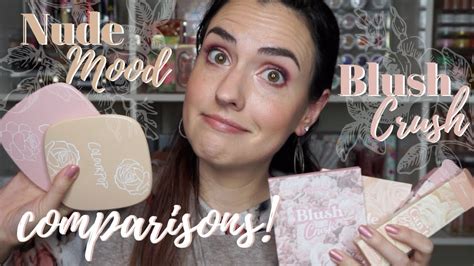 ColourPop Nude Mood Blush Crush Swatches Of EVERYTHING LOTS Of