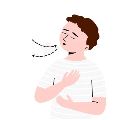 child breathing fresh air stock illustrations royalty  vector
