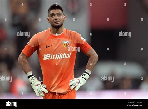 Istanbul Kayserispor Goalkeeper Bilal Bayazit During The Turkish