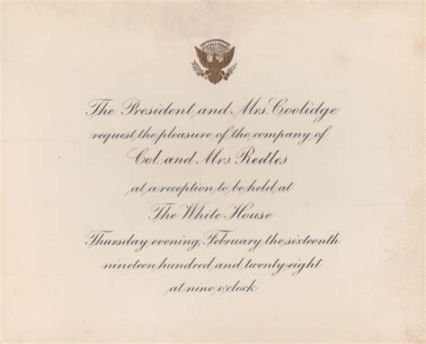 The Pendleton Genealogy Post An Invitation To The White House