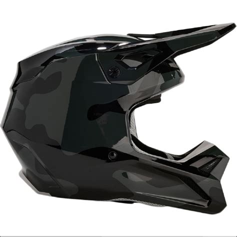 Fox V Bnkr Helmet Black Camo Wbr Motorcycles