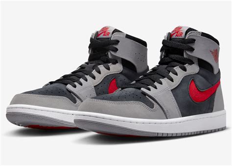 Air Jordan 1 High Zoom CMFT 2 Fire Red Cement Grey DV1307-060 Release ...
