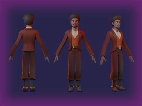 Stylized Low Poly 3d Character Upwork