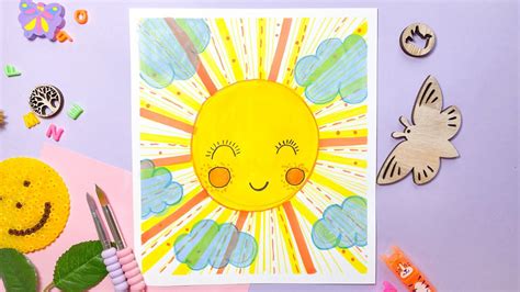 Солнышко рисунок - YouTube