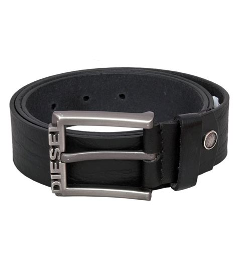 Diesel Black Leather Belt: Buy Online at Low Price in India - Snapdeal