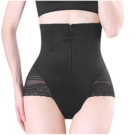 Teissuly Women High Waisted Hip Lifting Abdominal Tightening And Seamless Waistband Pants