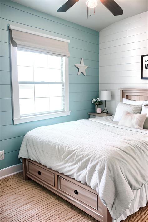 25 Inspiring Shiplap Bedroom Wall Ideas for a Rustic Charm - Roomy Retreat