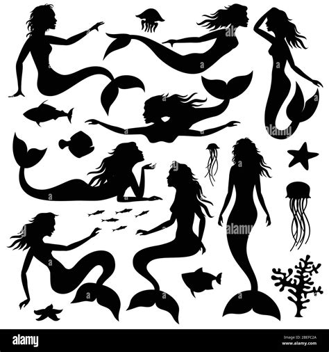 26 Mermaid Silhouette Tattoo Asimcseperke