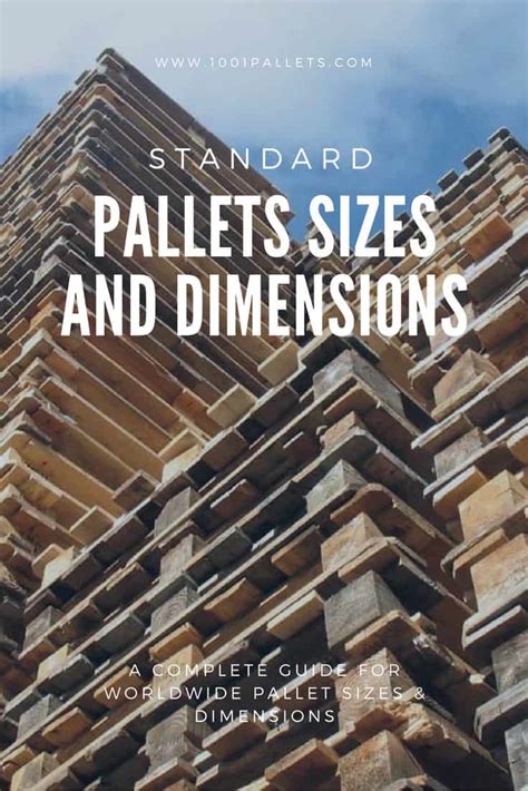 What are the standard wood pallet sizes & dimensions? • 1001 Pallets