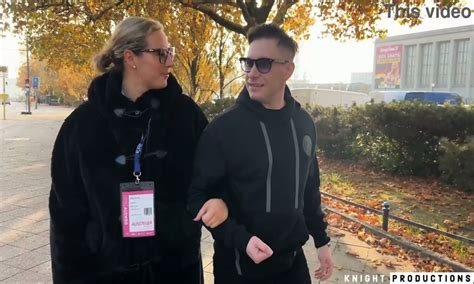 German MILF With Giant Tits Helps Dumb Lost American