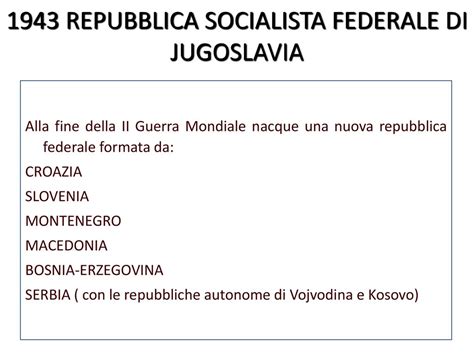 La Ex Jugoslavia La Polveriera Balcanica La Nascita Della Jugoslavia