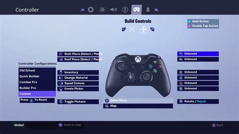 Best Console Binds For Fortnite Fortnite Custom Controller Binding