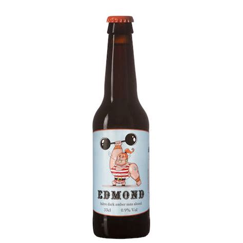 Bière Edmond Dark Amber And Bio 05 Sans Alcool Sanzalc Cave Sans Alcool