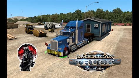 American Truck Simulator WYOMING Transportando Casa Movel YouTube