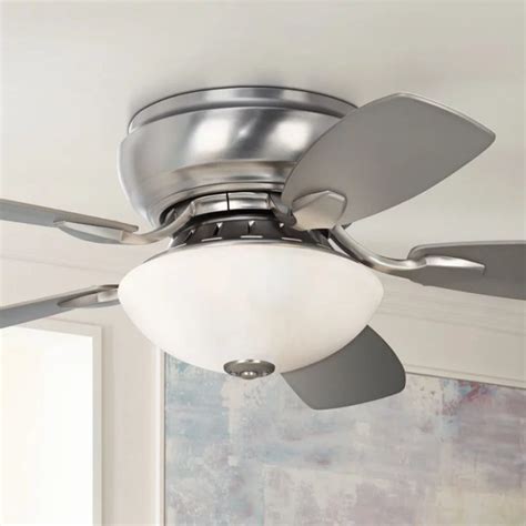 Small Ceiling Fans With Light Flush Mount | Shelly Lighting