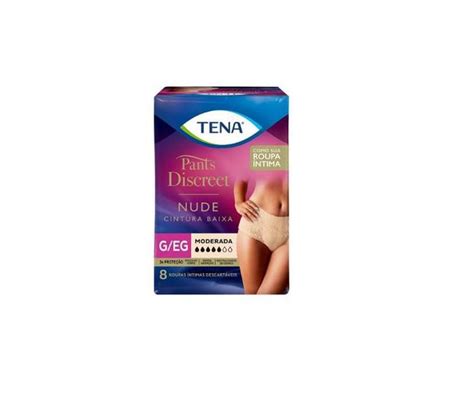 Roupa Intima Desc Pants Discreet Nude Cintura Baixa G Eg C Moderada Tena Roupa Ntima