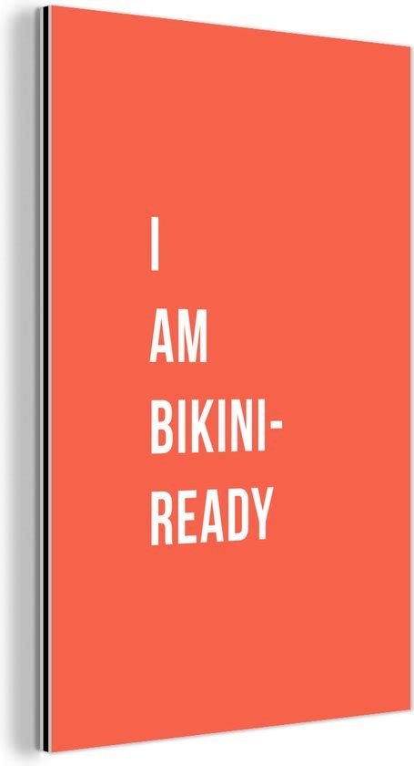 I Am Bikini Ready Oranje Quote Bol
