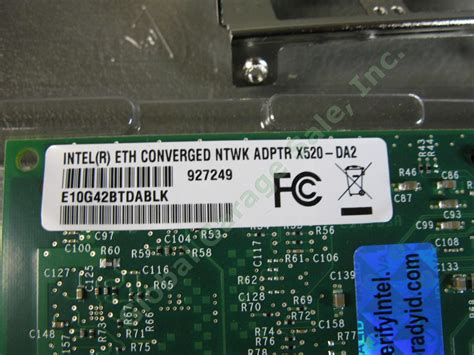 Intel Ethernet Server Adapter X520-DA2 10GbE Gigabit 10GB 2 Port Dual ...
