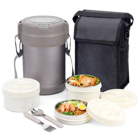 Oz Adults Stainless Steel Vacuum Insulated Wide Mouth Soup Food Thermo Hot Food Jar With