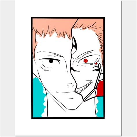 Yuji X Sukuna Jujutsu Kaisen Posters And Art Prints Teepublic