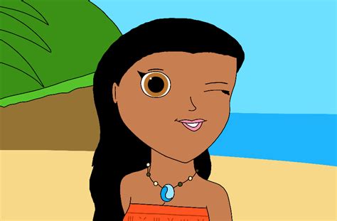 Moana Winking By Robsondoodle On Deviantart