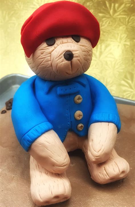 Paddington Fondant Bear Speciality Design Muellers Bakery