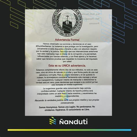 Investigan Amenaza A Fiscala Del Caso Duck Sex Games