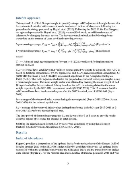 Modification Of Gulf Of Mexico Red Grouper Catch Limits