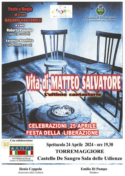 25 APRILE 2024 FESTA DELLA LIBERAZIONE PROGRAMMA DEGLI EVENTI