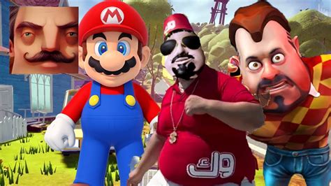 Hello Neighbor New Neighbor Mario Dark Riddle Skrr Skibidi Dop Boy